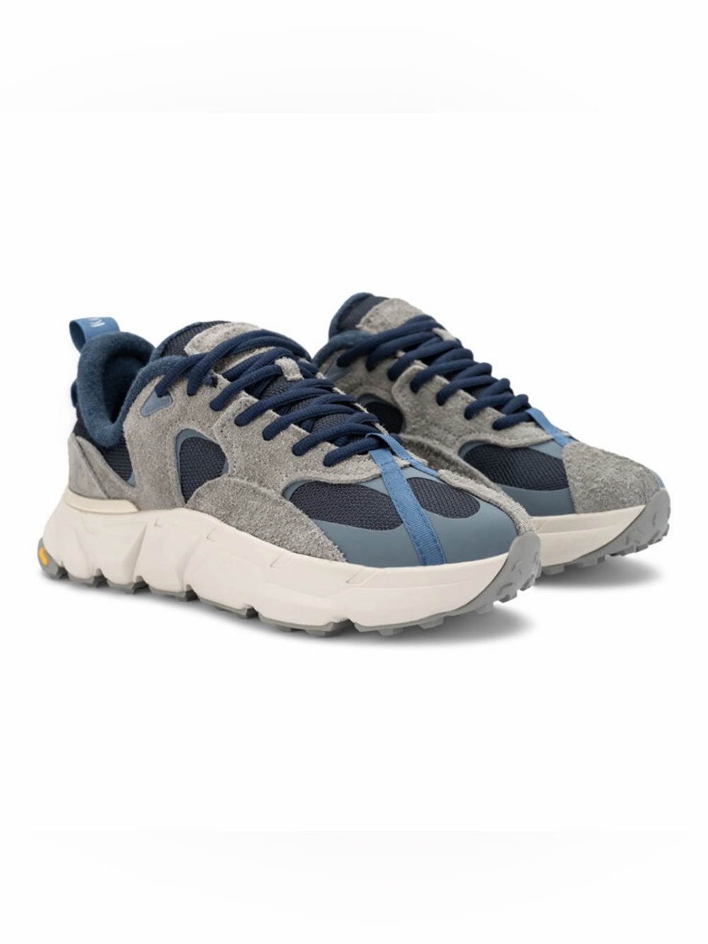 Clearweather Pathfinder Grey & Blue Suede Sneakers